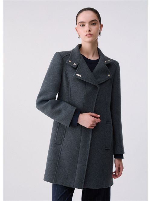 Cappotto midi in panno